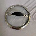 Circulon Lid 7 Replacement Black Silicone Handle Tempered Glass Used. Price: $11.87.