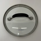 Cuisinart Glass Pan Pot Lid With 6 Inner Lip To 5 3/8 Used. Price: $8.95.
