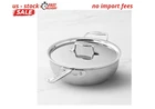 All-clad D5 Stainless-steel Essential Pan 4-QT. New. Price: $119.50.