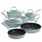 Kenmore Elite Andover 10 Piece Nonstick Aluminum Cookware Set Glacier Blue New. Price: $138.96.