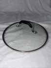 Cuisinart Tempered Glass Cookware Lid Stainless Steel Rim- Fits 9" Pan Euc Used. Price: $18.04.