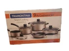 Tramontina Simple Cooking 9 Pc Nonstick Cookware Set Champagne Pots & Pans New. Price: $36.97.