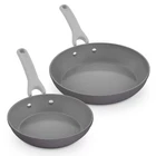 Dash Dream Green Ceramic Fry Pan Set 2PC 9.5" 11" Nonstick Cookware Slate New. Price: $82.15.