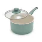 Greenlife 2.5QT Nonstick Saucepan With Glass Lid, Soft Grip, Pfas-free Ceramic, New. Price: $64.47.