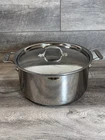 All Clad Stainless Steel 8 Quart Stock Pot With Lid Made Usa Used. Price: $119.95.