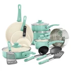 Greenlife Soft Grip 16 Piece Cookware Set, Non-toxic Pfas-free Ceramic Nonsti... New. Price: $150.73.