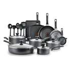 T-fal B087SKDW Easy Care 20-PIECE Nonstick Cookware Set Thermospot Gray New. Price: $199.99.