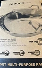 Sedona Stainless Steel Multipurpose Pan With Glass Lid & Handles, 6.5-QT New. Price: $48.00.
