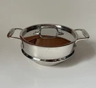 All-clad Stainless Steel All-purpose 3-QUART Steamer Insert & Lid Silver 8 Used. Price: $44.95.