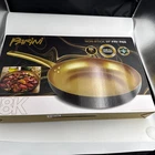 Parini 11 Fry Pan Golden Chef Cookware Collection 18K Non-stick Oven Safe New. Price: $9.99.