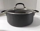Calphalon Simply 8785 Qt Stock Pot W/ Glass Lid Non Stick Used. Price: $34.99.