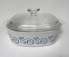 Vintage Coringware Oceanview A-2-B Liter Casserole Dish With Lid Used. Price: $22.00.