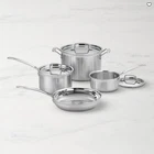 Cuisinart Multiclad Pro Tri-ply Stainless-steel 7-PIECE Cookware Set New. Price: $149.97.