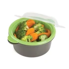 Prepsolutions Mini Microwave Steamer, Gray Fast And Easy Vegetable & New. Price: $14.99.