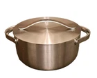 Caraway Stainless Steel Dutch Oven (6.5 Qt) 5-PLY Safe Used. Price: $120.00.