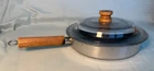 Vtg Mirro 54221-1330 10 Skillet Wooden Handle Non Stick Pan With Glass Lid Used. Price: $32.19.