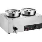 Vevor Electric Soup Warmer, Dual 7.4QT Stainless Steel Round Pot, 1200W Commerci New. Price: $158.54.