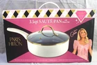Paris Hilton 3.5QT Sauce Pan W/ Tempered Glass Lid Nonstick Ceramic New. Price: $29.99.