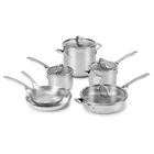Calphalon Cookware 10-PIECE Pots And Pans Set, Stainless Steel Kitchen New. Price: $289.00.