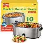 10 Count Electric Roaster Liners, 34" 18" Disposable, Fits 16, New. Price: $14.99.