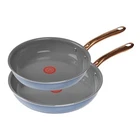 Fal Preserve Ceramic Nonstick Frying Pan 2 Pc Set 8.5 & 11 Oven Broiler Safe New. Price: $96.49.