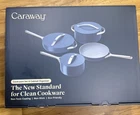 Caraway Ceramic Non-stick Pots & Pans Cookware Set 12- Piece Navy Blue New. Price: $329.75.