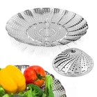 Sayfine Vegetable Steamer Basket, Premium Large ( 6" To 10.5"), Silver New. Price: $18.55.