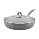 Pan Frying 12 Inch Hard Anodized Nonstick Skillet Lid Gray Circulon Deep New. Price: $74.99.