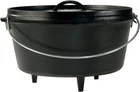 Lodge 8 Quart Pre-seasoned Cast Iron Camp Dutch Oven With Lid Dual Handles New. Price: $159.64.