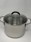 Cuisinart 5.75 Qt Stock Pot Stainless Steel With Glass Lid 7665-22G Used. Price: $26.00.