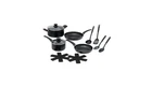 Sedona 12-PC. Aluminum Cookware Set, Nonstick Coating Black. New. Price: $83.99.