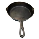 Griswold #7 Vintage Cast Iron Skillet-flat 701 Block Logo Erie Pa Seasoned Usa Used. Price: $159.50.