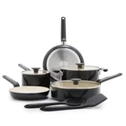 Greenpan Rio Advanced 10PC Ceramic Nonstick Cookware Set Black New. Price: $103.99.