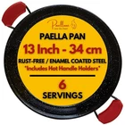 Paelluxe Paella Pan Enamelled, No-rust Steel Skillet 13 Inch, Black New. Price: $41.98.