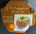 Vintage Nordic 3-D Pumpkin Bundt Cake Set Bakeware Molds Usa Unused Nip Nos New. Price: $26.99.