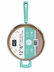 Iko 12" 6QT Non-stick Chicken Fryer Granite Surface Teal New Sealed. Price: $39.99.