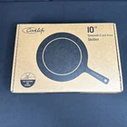 10 Inch Lightweight Pre-seasoned Cast Iron Skillets With Handle Cover Smoot... New. Price: $24.99.
