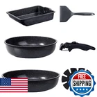 Gipp Ceramic Pots Pans Set Stick, Detachable Handle Cookware New. Price: $66.80.