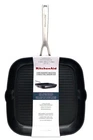Kitchenaid 11.25 Inch Hard Anodized Square Grill Pan, Onyx Black New. Price: $64.19.