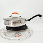 Farberware 10" Skillet Frying Pan & Glass Lid Aluminum Clad Usa Vtg Clean Used. Price: $19.95.