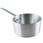 Winco Heavy-duty Aluminum Tapered Sauce Pan, 3MM, 2.5 Quarts, New. Price: $32.25.