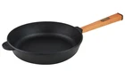 9.4" Brizoll Cast Iron Skillet Round Fry Pan W/ Removable Handle Oven Safe New. Price: $39.95.