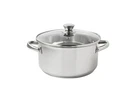 Mainstays Stainless Steel 5-QUART Dutch Oven With Glass Lid, Riveted Handles New. Price: $15.26.