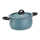 Bialetti Taste Of Italy Nonstick Pasta Pot With Strainer Lid, 5.5-QUART, Teal New. Price: $96.90.