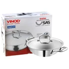 Vinod Sas Pro Platinum Triply Stainless Steel Non Stick Kadhai/wok With Lid 1.8L New. Price: $106.90.