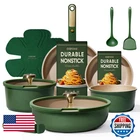 Carote Greengold Cookware SET15PCS Pots And Pans New. Price: $85.61.