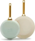 Greenpan Reserve 10" And 12" Frying Skillet Set, Julep New. Price: $175.56.