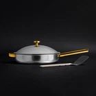 Our Place Titanium Pan Pro Chrome/gold 10.5" Nib MSRP$199 New. Price: $142.00.