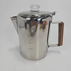Alpine Mountain Gear Durable Stainless Steel Coffee Percolator Pot 9 Cup New. Price: $21.55.