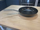 Brandani Hard Nitriding Cast Iron 10.3 Frying Pan Steel Handle All Stove Cook Used. Price: $51.00.